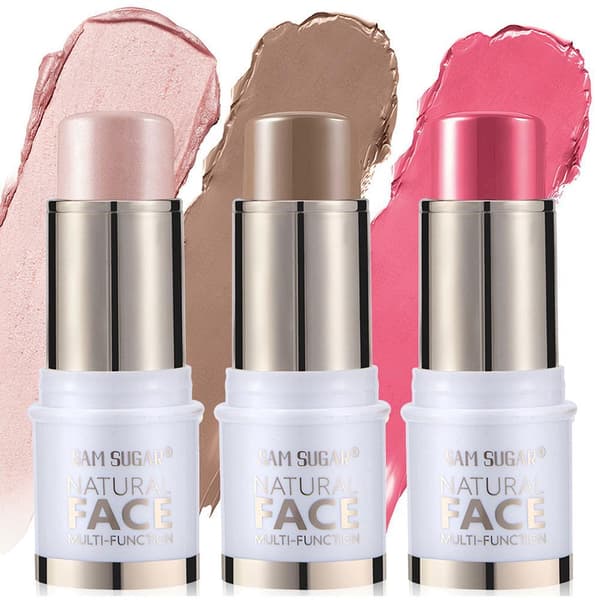 Dame Contour Creme Blush Sticks til Kinder Læber Highlighter Stick Ansigtsmakeup