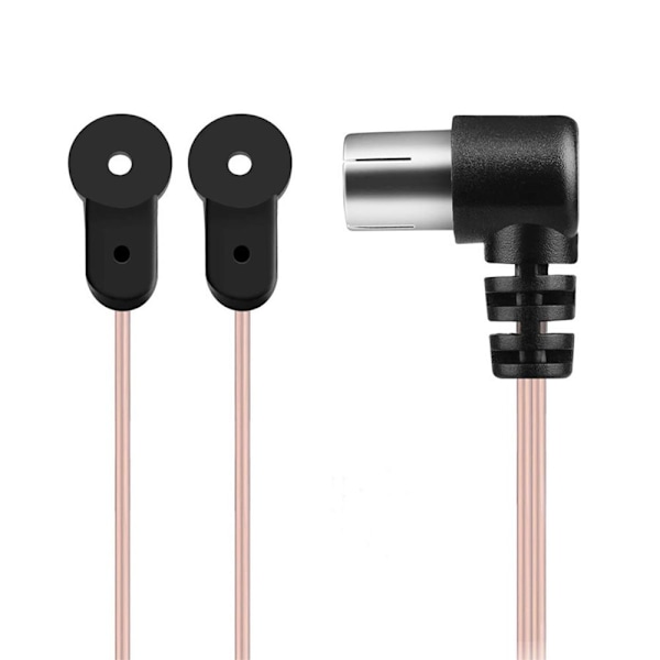 Inomhus FM VHF Antenn FM Radio Hi-Fi Dipol Bandantenn GRATIS + Adapter REA