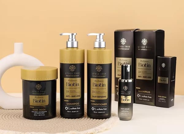 Biotin Protein & Keratin Hårmask 800ML – Stärker & Reparerar Skadat Hår
