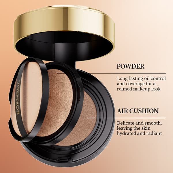 Rose Flawless Double-Layer Cushion Foundation til kvinder