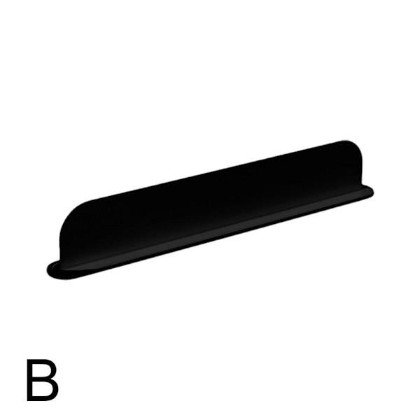 Diskbänkskydd - Silikonskydd mot vattenstänk för kök black 1pcs