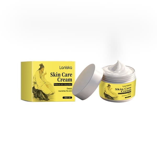 Hudlindrende creme plejer glat, blød, elastisk, hydreret og strålende hud.