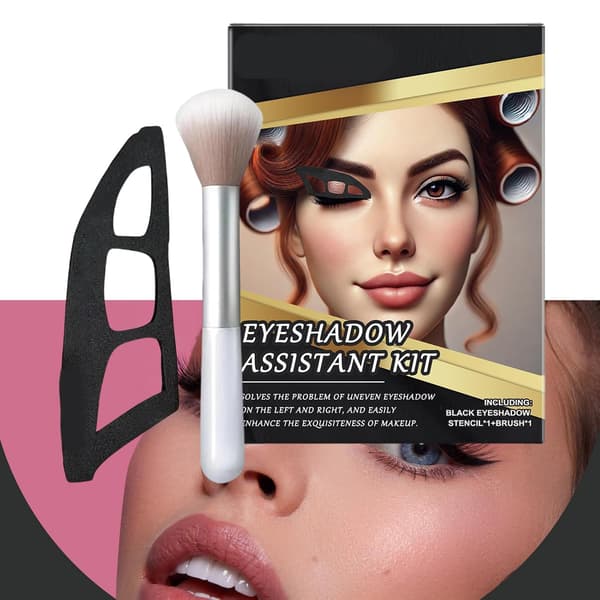 Ögonskuggsassistentkit Sminkborstverktyg Ögonmakeupverktyg Stenciler