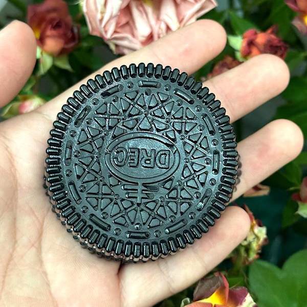 Oreo Cookie Kläm Leksak Stresslindring Kex Nyp Barn Presenter Lera Musik H1n0 Black+candy 1pcs
