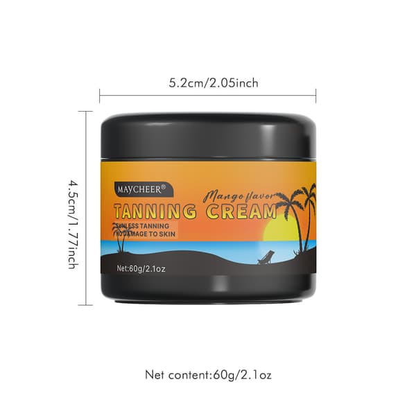 Svertende krem, kroppslotion, bronzer, hvetefarget solkrem