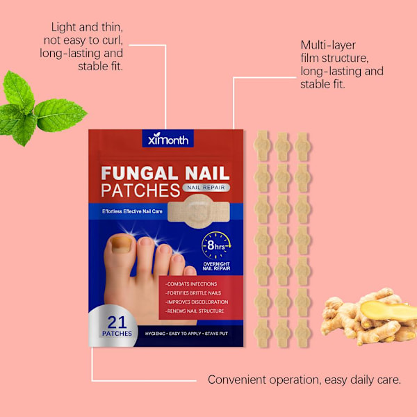 Svamp Nagelplåster Nagelreparation Enkel Effektiv Nagelbehandling - FRI FRAKT
