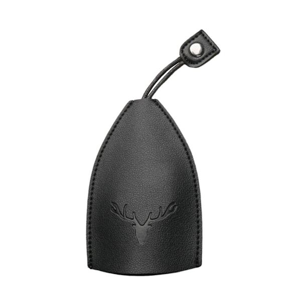 PU Läder Utdragbar Söt Stor Kapacitet Bilnyckelfodral AU Nyckelring Crea Ny O9 Black One-size