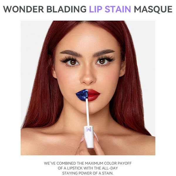 Läppstift Peel off Läppfärg Tattoo Färg Vattentät Långvarig 04#Darling(bright plum) 4ML
