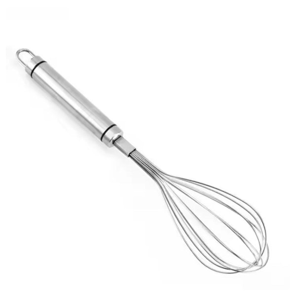 Äggvisp, rostfri äggvispare roterande visp mixer hand