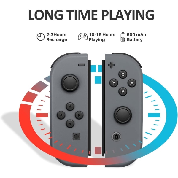 Nintendo Switch Joy Con Controller Neon trådløs gamepad med.