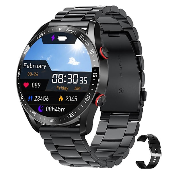 Smart Watch FK8 Fitness Tracker Med Puls- og Blodtryksmåler IP68 Vandtæt Smart Watch 2,05' Sceen