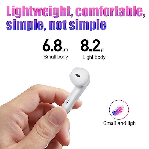 Tws Bluetooth-øretelefoner med LED-skærm Trådløse Bluetooth-øretelefoner Øretelefoner Vandtætte støjreducerende headsets