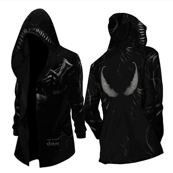 World Of Warcraft Demon Slayer Akatsuki Hokage Assassin Windbreaker Lang frakk Pluss Velvet Tenåringsspill Perifere klær As shown11 XXLWorld of Warcraft