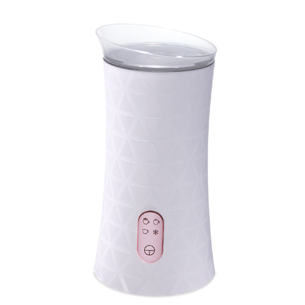 Automatisk varm- och kallvärmare för latteskummaskin, varm choklad Cappuccino kaffemaskin white