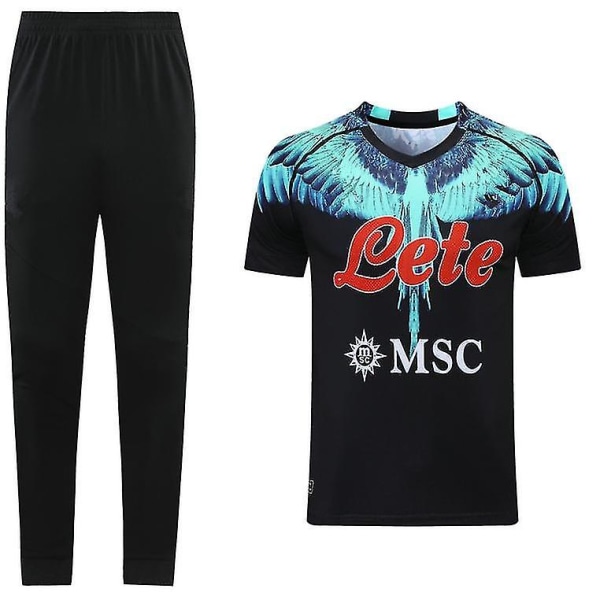 Mærke Fodboldtrøjer jakkesæt forår og sommer kortærmede buksersæt Damesportsmode fodbolduniformer Unisex størrelse S-xxl COLOR1 S