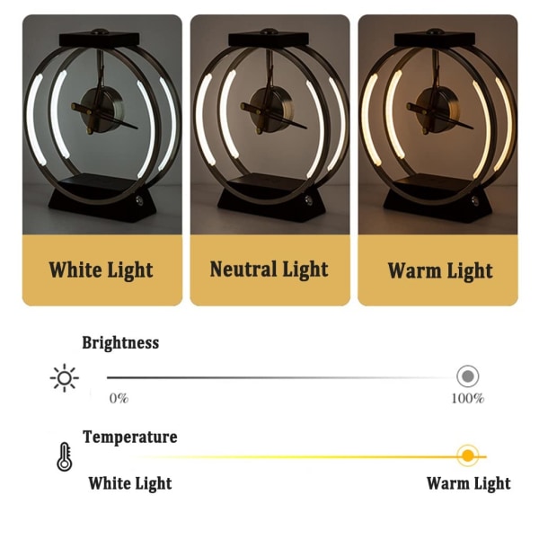 LED-pöytälamppu langattomalla laturilla Touch Control Himmennettävä pöytävalo-hopea