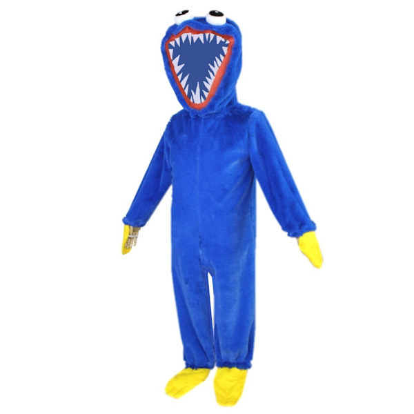 Poppy Playtime Huggy Wuggy Cosplay-asu Lasten Halloween-puku full set M