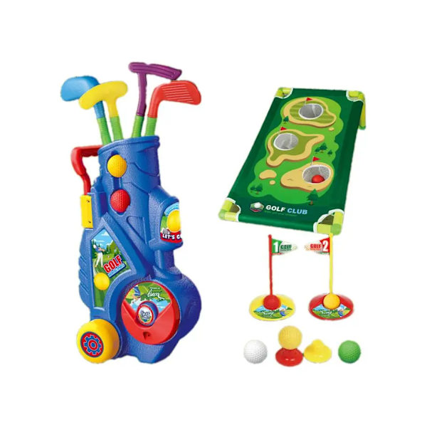 Kids Golf Club Toys Set with Golf Board, Outdoor Sports Toys for kids Ages 3+ Year Old, Gifts for Kids Birthday Christmas