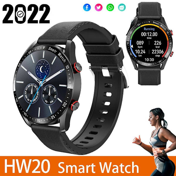 Smart Watch FK8 Fitness Tracker Med Puls- og Blodtryksmåler IP68 Vandtæt Smart Watch 2,05' Sceen