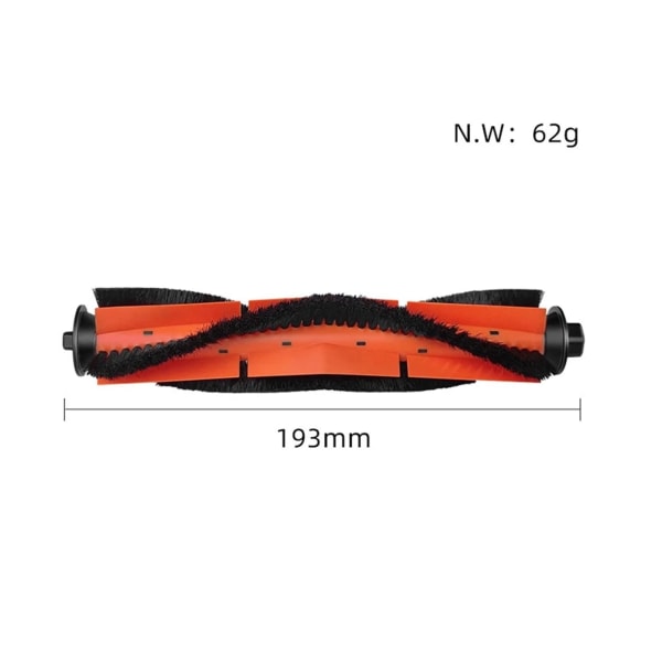 For Xiaomi Roidmi Eve Plus SDJ01RM Robotstøvsuger Reservedeler Tilbehør Hovedsidebørste Hepa Filter Mopp Støvpose