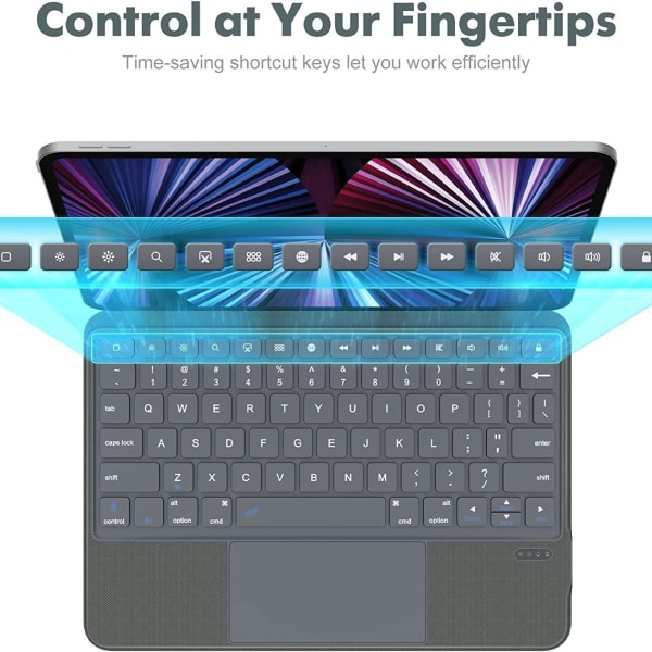 Lämplig för iPad Pro11 2008—2022 10.9 Touch Magic Keyboard