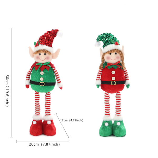 2 kpl Joulupukki Tonttu Koristeet - Käsintehty Joulu Ruotsalainen Tomte Plush Skandinaavinen Tonttu Koristeet Hahmo Tonttu Lahjat Ikkuna Koti & Juhla Koriste