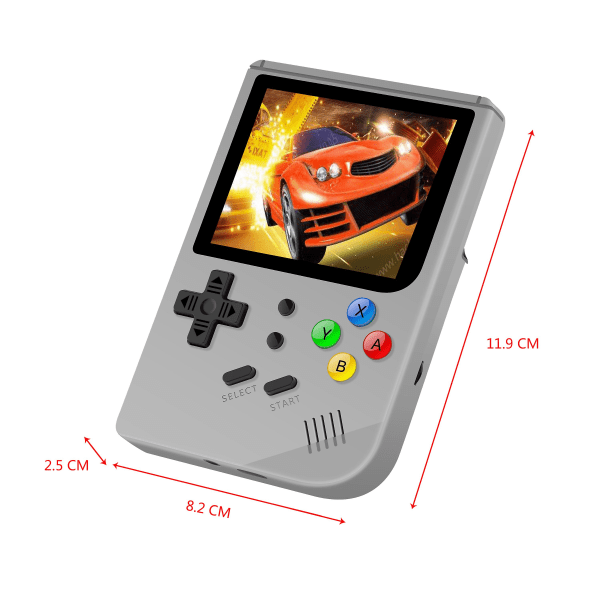 2019 Kannettava Uusi Rg 300 Videopelit Consola 3000 Retropelit Ps1/cps1/fc Retro Game 300 Ilmainen 32g Tf Card Tony System Handhe grey
