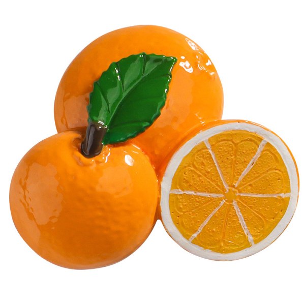 Frugtmagnet, 10 stykker frugt Køleskabsmagnet med stærk vedhæftning til udsmykning af køleskabe, whiteboards, skoleskabe (3 cm)