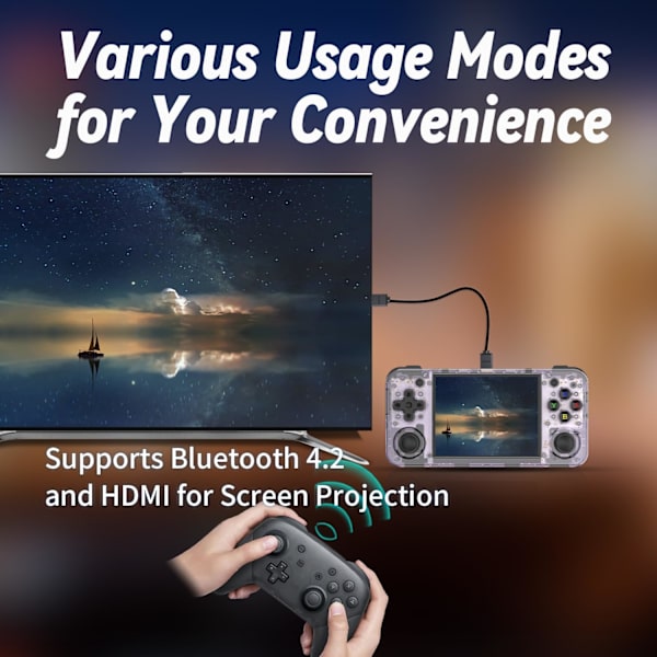 H Retro Handheld Spelkonsol