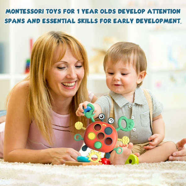 Baby sensoriset lelut Hauskoja Montessori toddler tarkoitettuja silikonileluja baby opetuskäyttöön