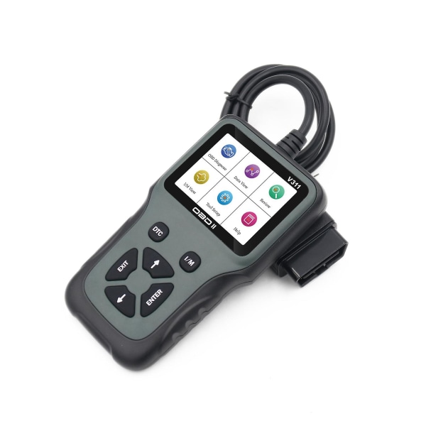 V311 Diagnostiskt instrument Obd2 Scanner Flerspråkig bilfelsdetektor Obd-detektor