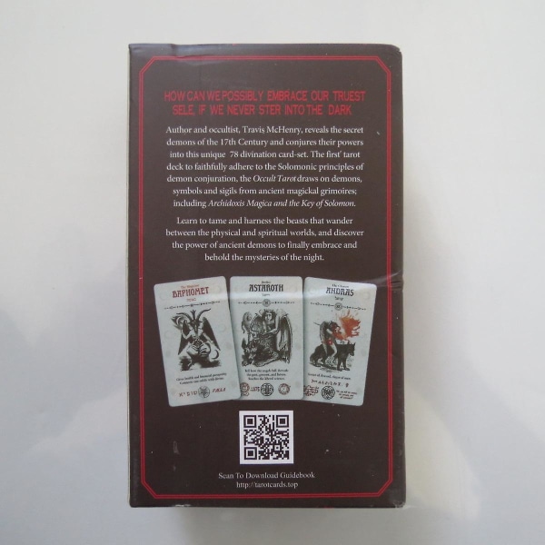 Nytt tarotdäck Orakelkort Mystisk spådom Ockult Orakelkortlek för kvinnor Flickor Kortspel Brädspel Shry 13