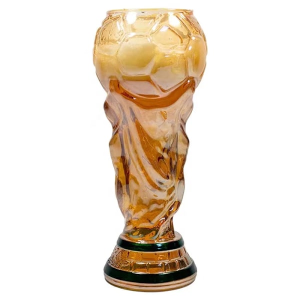 VM-Ølkop Kreativ 450ml Ølkop 15.2oz Borosilikatglas Goblet Velegnet til Fodboldfest Bar