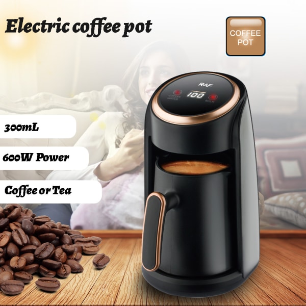 Automatisk avslåing og anti-sprut elektrisk kaffetrakter