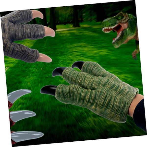 2 stk Dinosaur Kløer Dinosaur Hænder Legetøj Dinosaur Legetøj Til Børn Dinosaur Claw Gummi Legetøj Dinosaur Claw