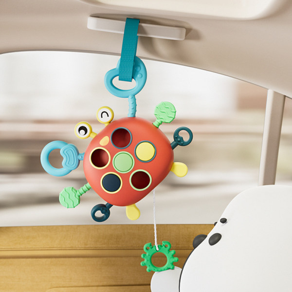 Baby Sensory Toys Roliga Montessori Toddler Silikon Leksaker för Baby Educational