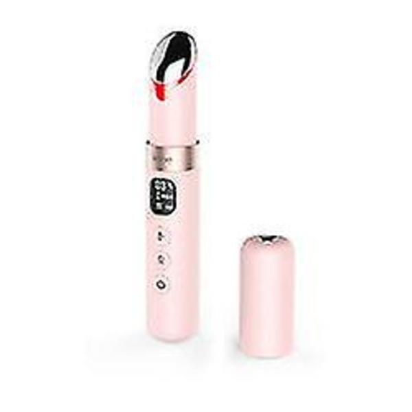 Hjem Bærbart øjenmassageinstrument Vibration Varm komprimering Skønhed Øjeninstrument Kragetøer Mørke cirkler Løft Skønhedsinstrument Pink