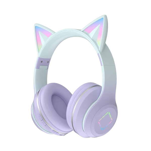 Langattomat korvakuulokkeet Taitettavat kuulokkeet Bluetooth -kuuloke-violetti