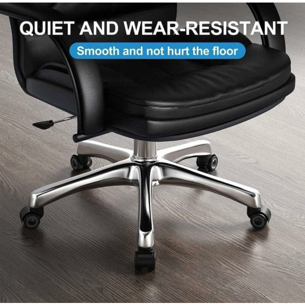 5 pakke kontorstol Hjul hjul 11 ​​x 22 mm Dobbel hjuldesign vil ikke ripe gulvet Diameter: 50 mm