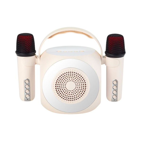 Bluetooth Audio Mikrofon Integrerad mikrofon Trådlös bärbar högtalare för barn utomhus White