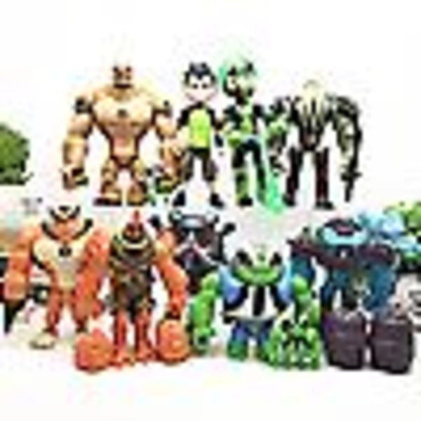 11 st/ set Toy Collection Present Docka Modell Dekoration Ben 10 Toys Protector Of Earth Actionfigurer