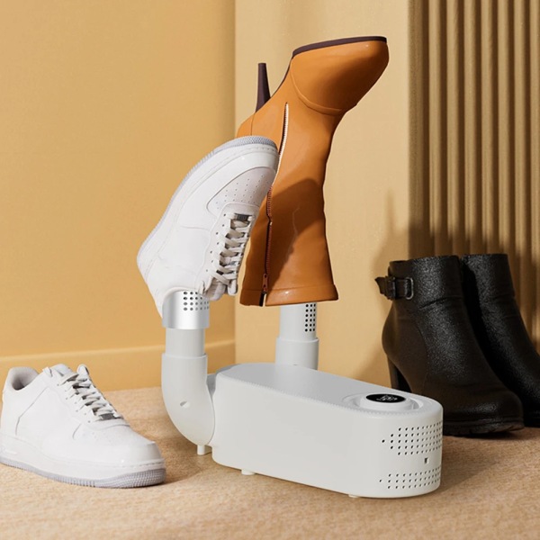 Elektrisk skotørkemaskin med timer Intelligent skotørker 180W for arbeidsstøvler Joggesko Korte støvler Hansker