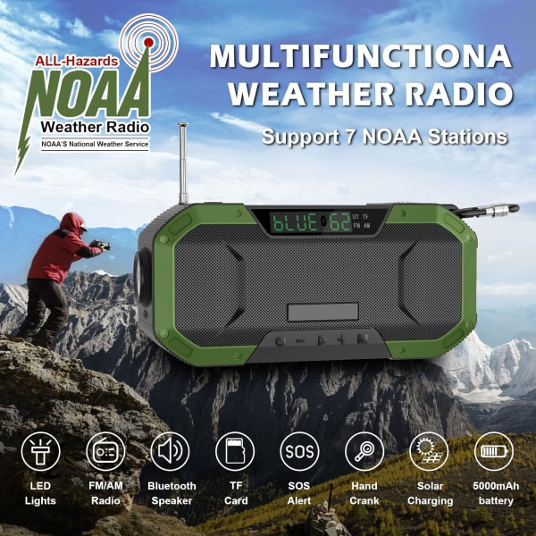 Multifunktionell nödkatastrofförebyggande radio