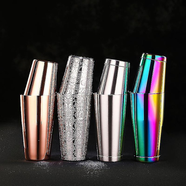 Cocktailshaker, professionell barshaker Boston set(silver)