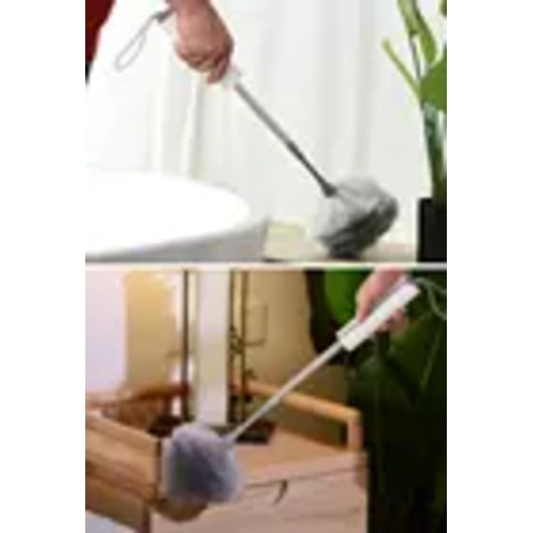 Microfiber Feather Duster Computertastatur Radio Udtrækkeligt håndtag Fiber Elektrisk Spin Duster