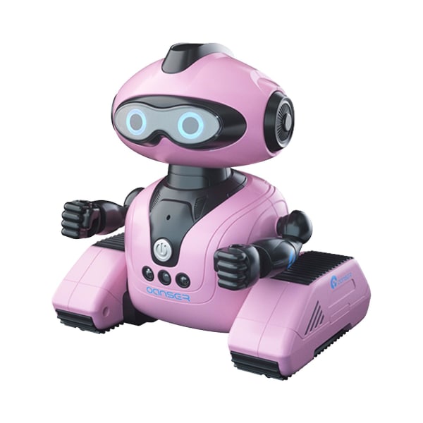 Rc Robotleksak, Fjärrkontroll Robot Gest Sensing Dans Programmerbar Smart Robot För Barn Ålder 3 4 5 6 7 8 12-åriga tjejer Julklappspresent Pink