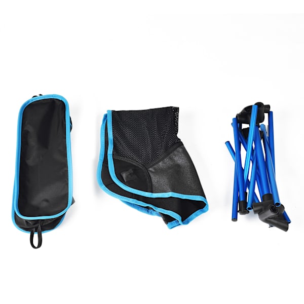 Fällbar campingstol, lätt campingstol, bärbar lätt strandstol med bärväska, maxbelastning 100 kg för utomhusbruk, picknick, strand, fiske