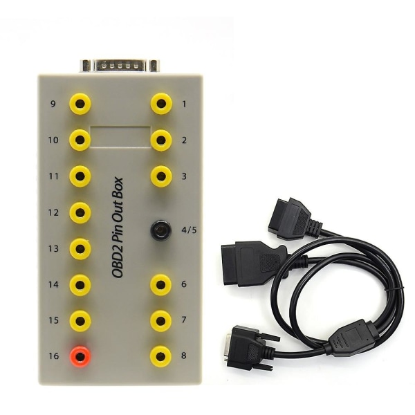 Obd Obd2 Protocol Detector Car Break Out Box Breakout Box Verktyg Pin Out Box Red