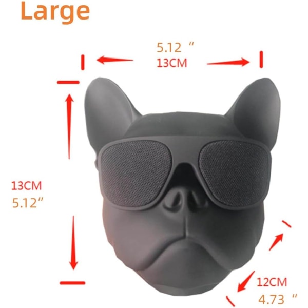 Hundhuvud Bluetooth högtalare
