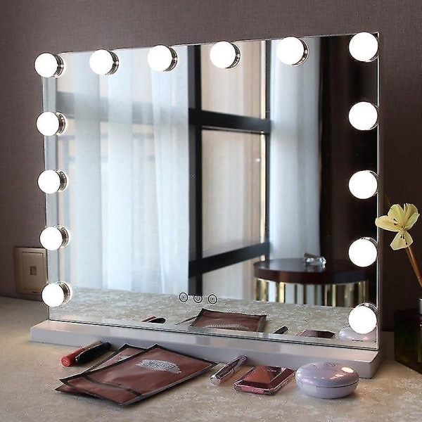 Makeup Mirror Led Glödlampor Kit För Sminkbord Vägglampa